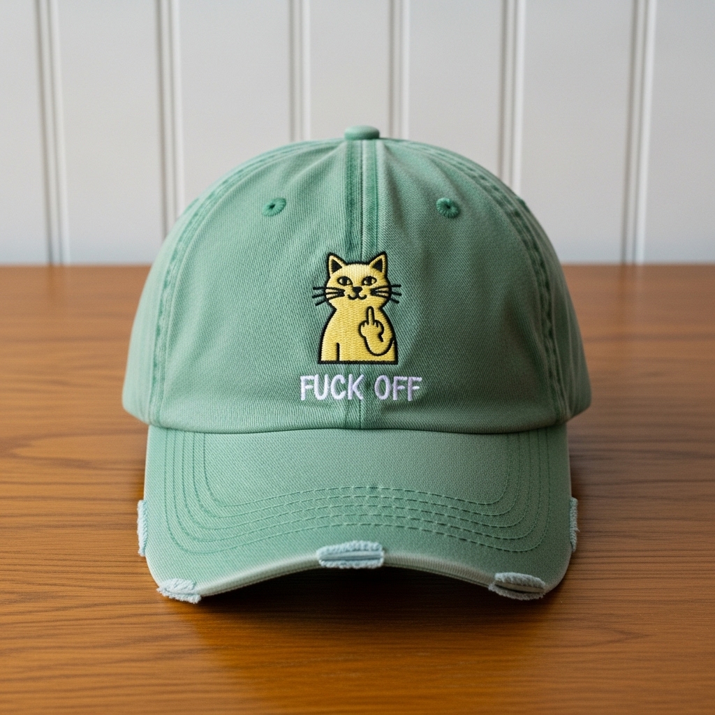 Rebel Animal Embroidered Caps