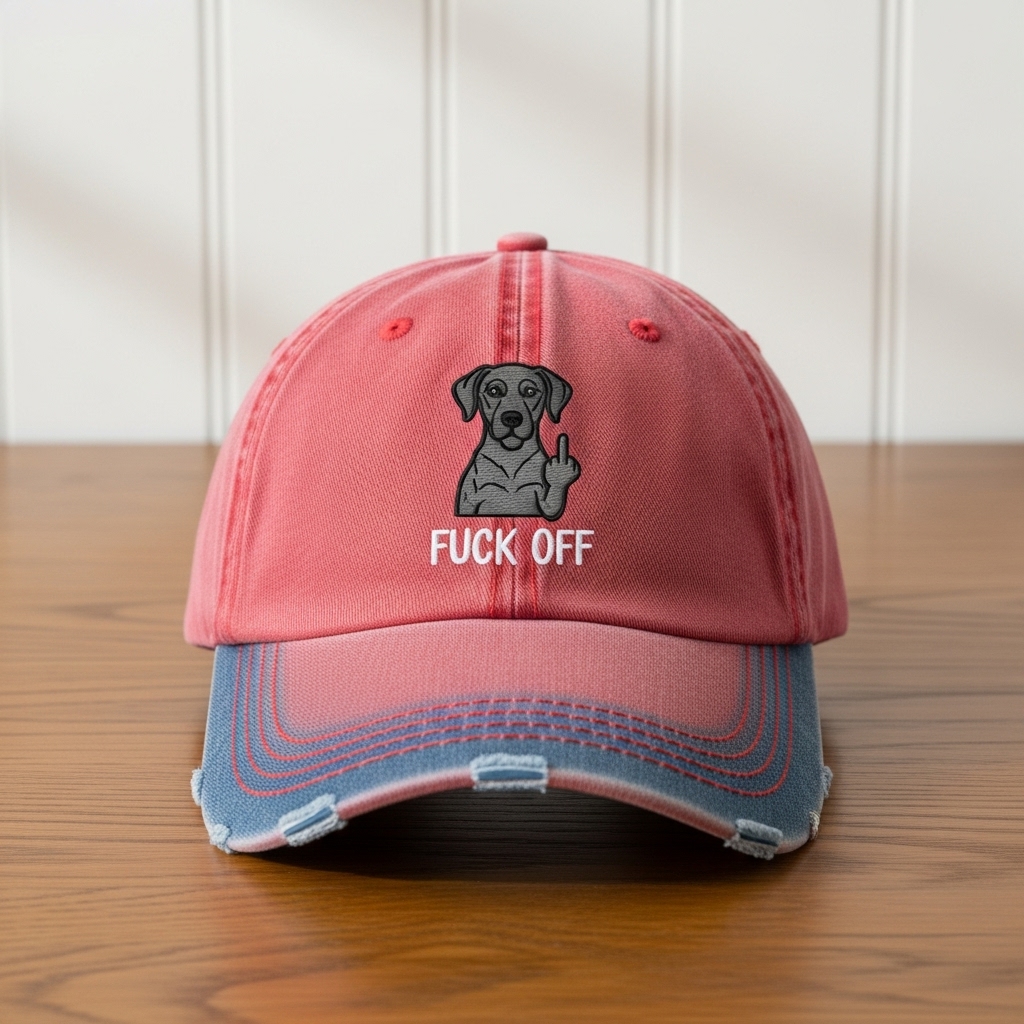 Rebel Animal Embroidered Caps