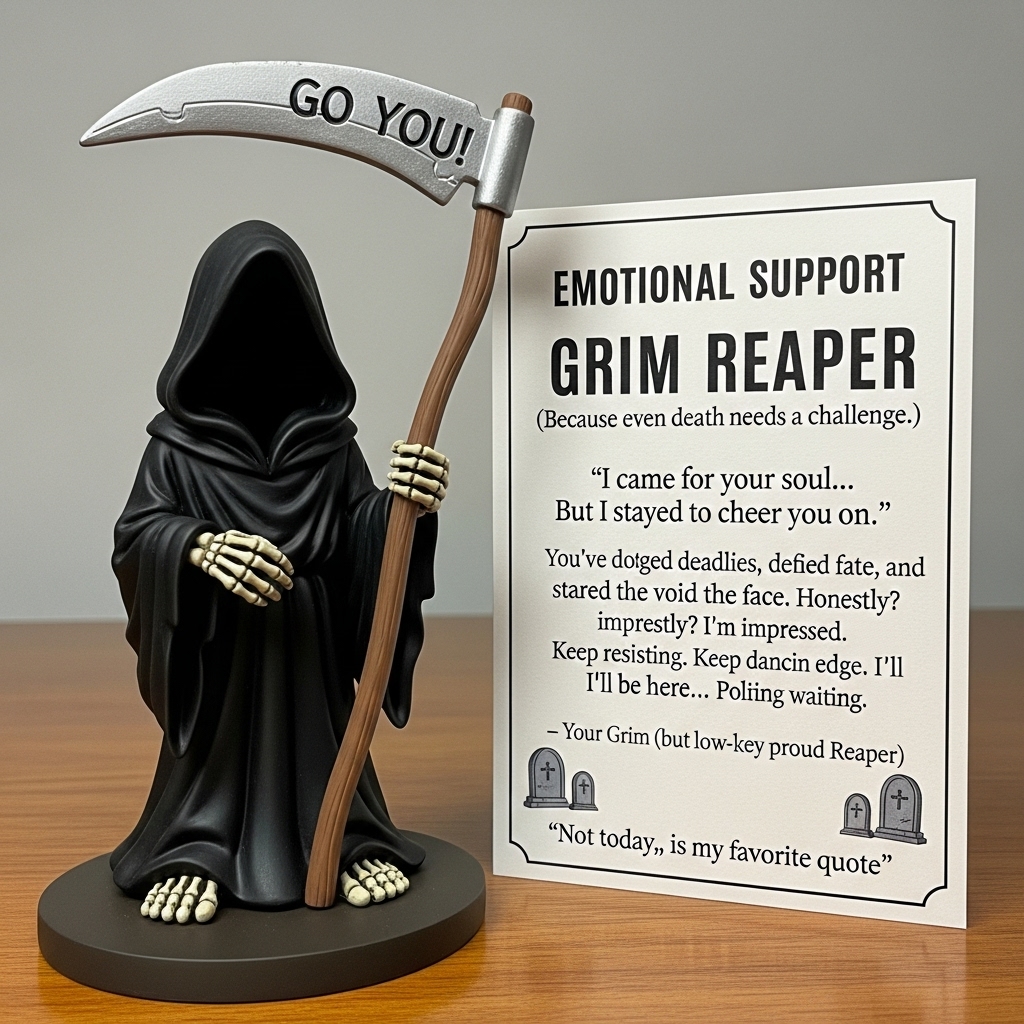 Emotional Support Grim Reaper Figures