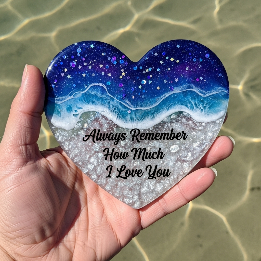 Resin Ocean Hearts