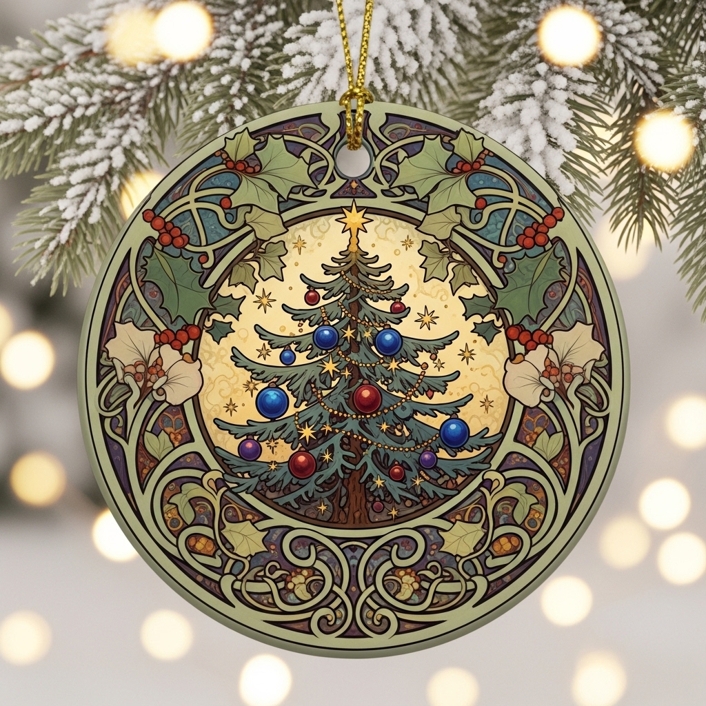World Famous Paintings Inspired Christmas Ornaments Collection