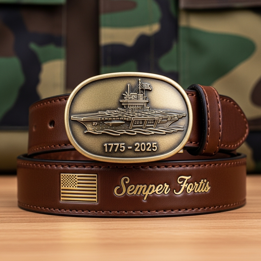 250th Birthday Patriotic Leather Belts