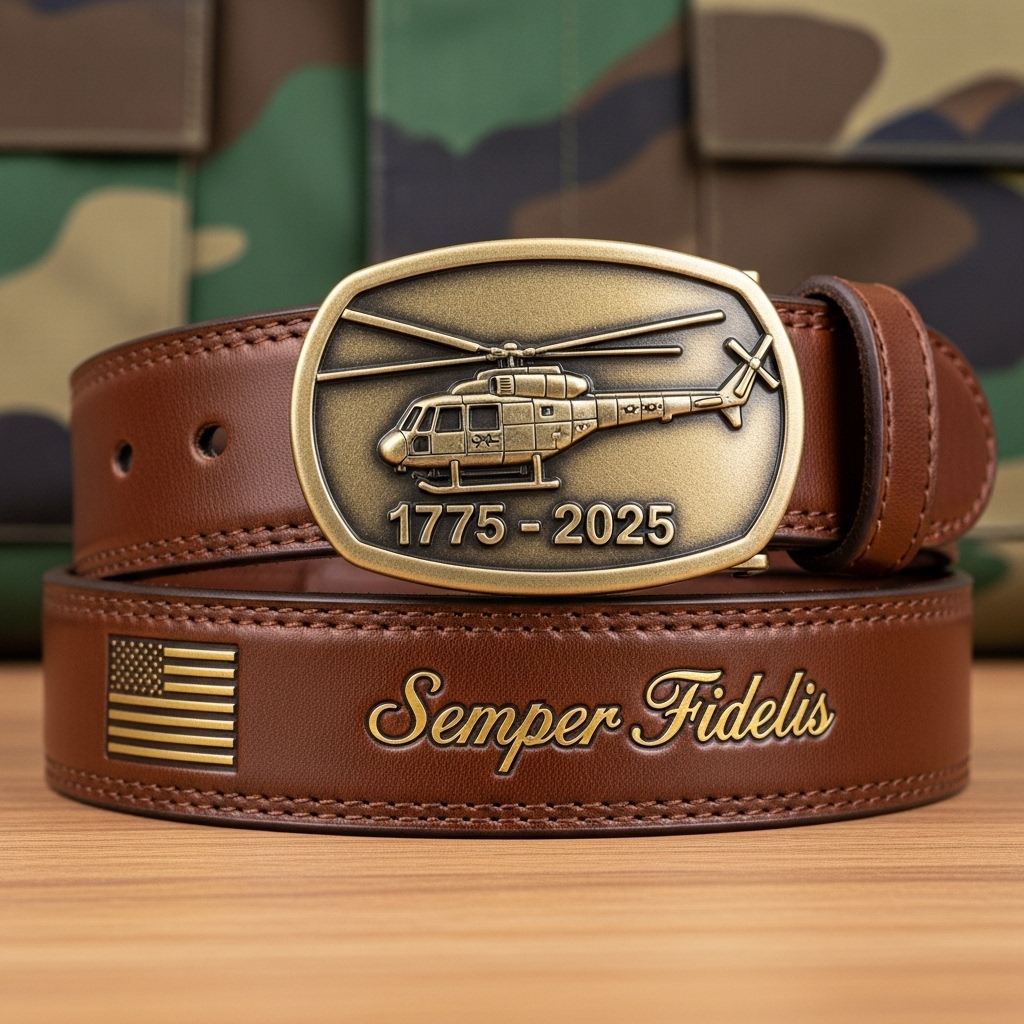 250th Birthday Patriotic Leather Belts