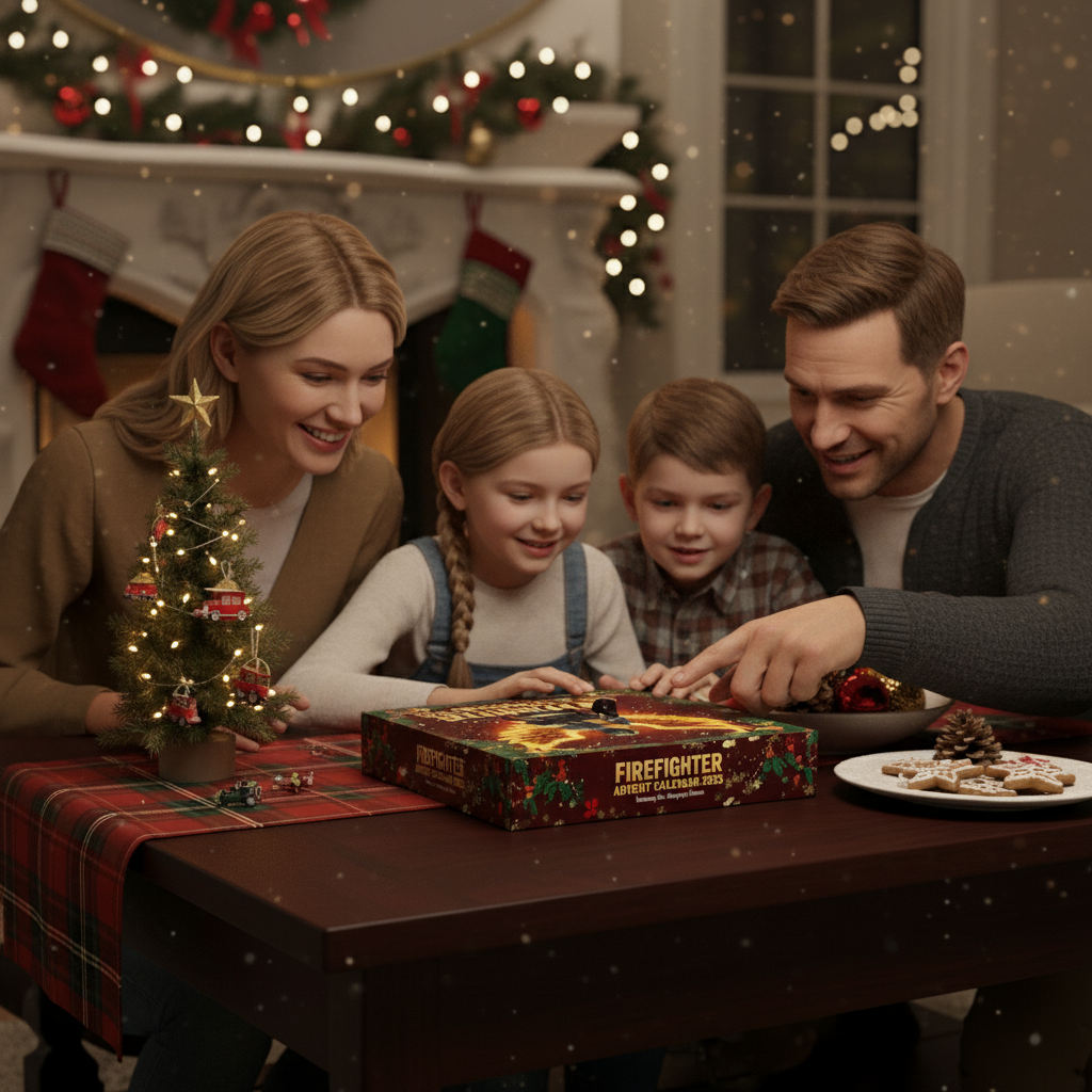🚒2025 Christmas Advent Calendar - Firefighter Theme 