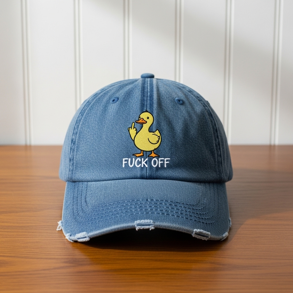 Rebel Animal Embroidered Caps