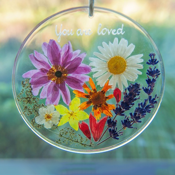 🎁Gift for Mother's day🎁Mother's Day Resin Wreath Hanging Decoration