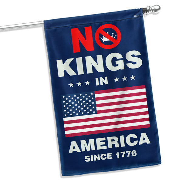 "No Kings In America" Flag - Declare Your Freedom!