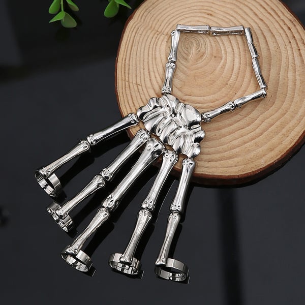 Skull Skeleton Hand Bracelet
