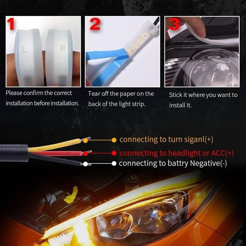 🔥Hot Sale 50% OFF - 🚗LED Flow Type Car Signal Light