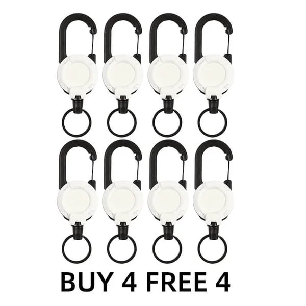 🔥HOT SALE🔥Outdoor Automatic Retractable Wire Rope Keychain