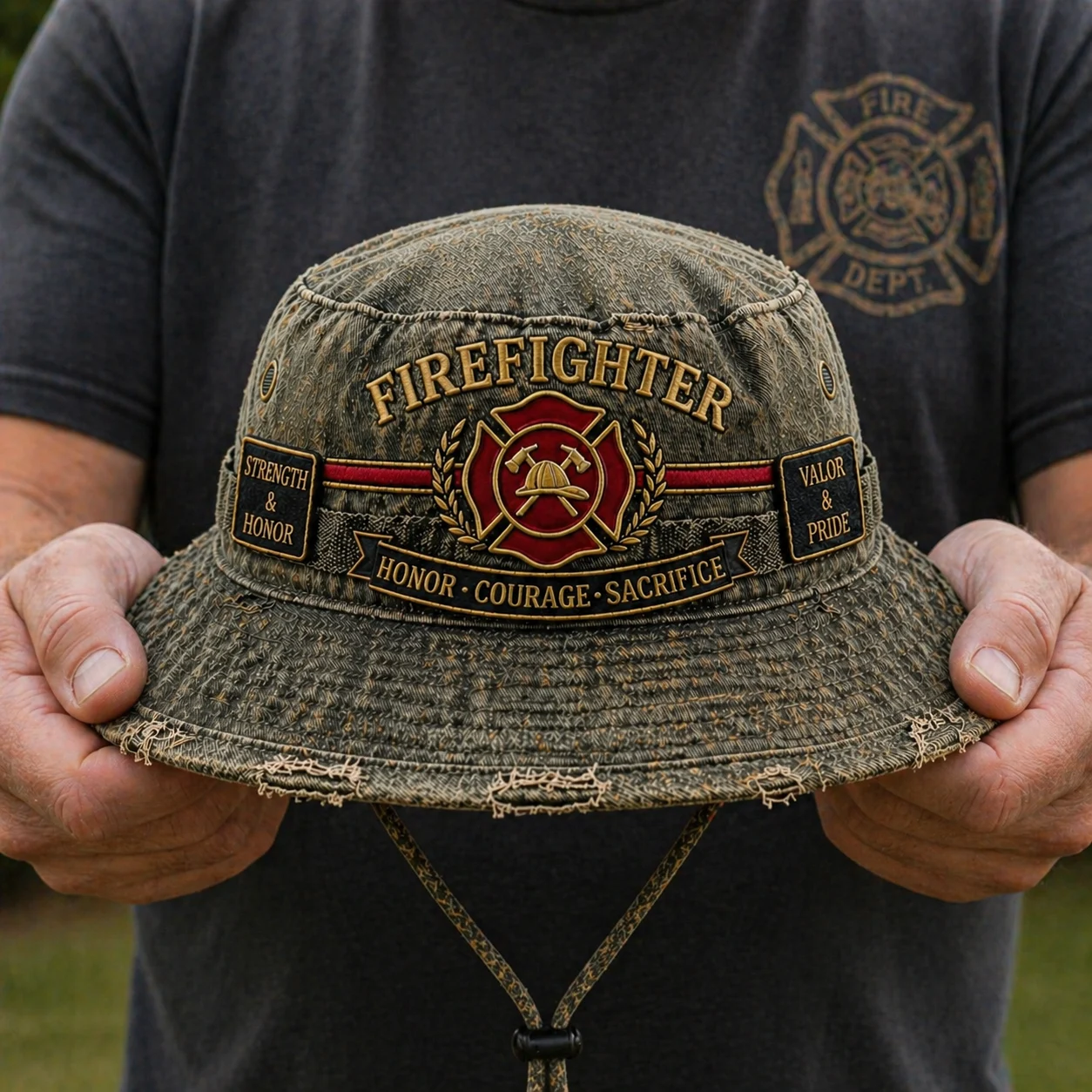 🚒🥇For Those Who Run In – Firefighter Boonie Hat