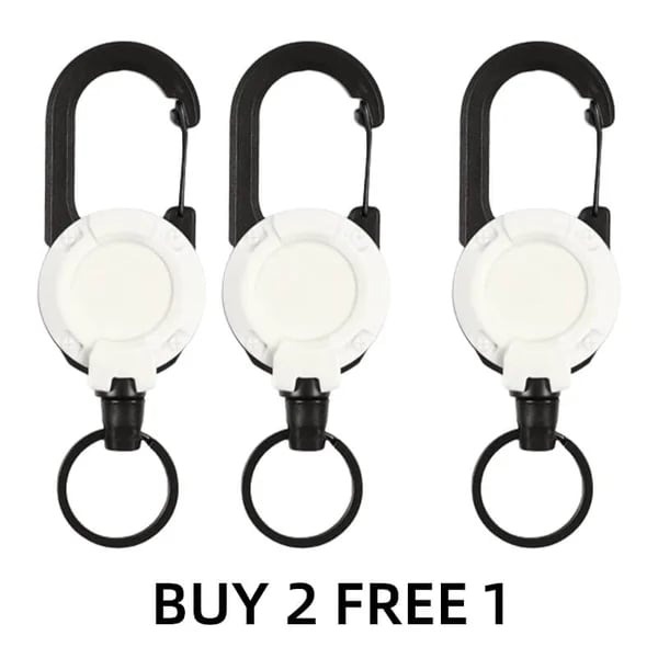 🔥HOT SALE🔥Outdoor Automatic Retractable Wire Rope Keychain