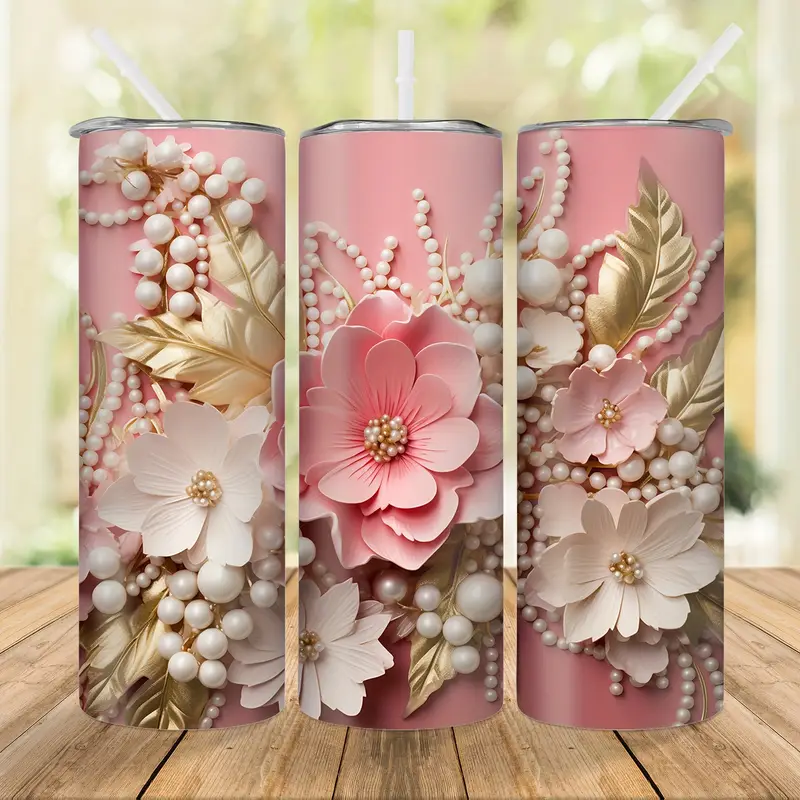 ‌Blooming Love, Lasting Warmth 💐 | 20oz Stainless Steel Tumbler