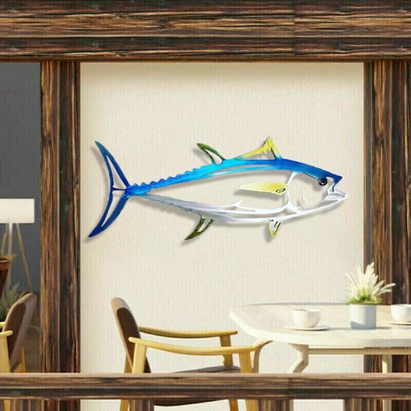 🦈 Metal Shark Art Wall Decor