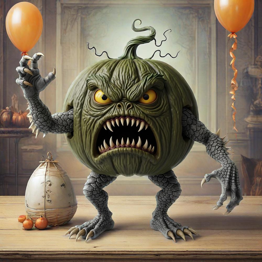 🎃Mutant Pumpkin Monster Figurine