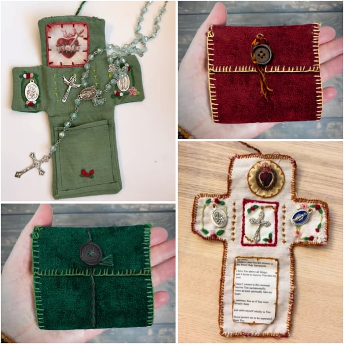 🔥Buy More Save More-✝️Pocket Shrine With Silver Cross included Inside