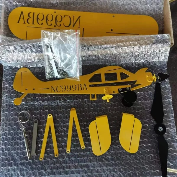 ✈️Piper J3 Cub Airplane Weathervane