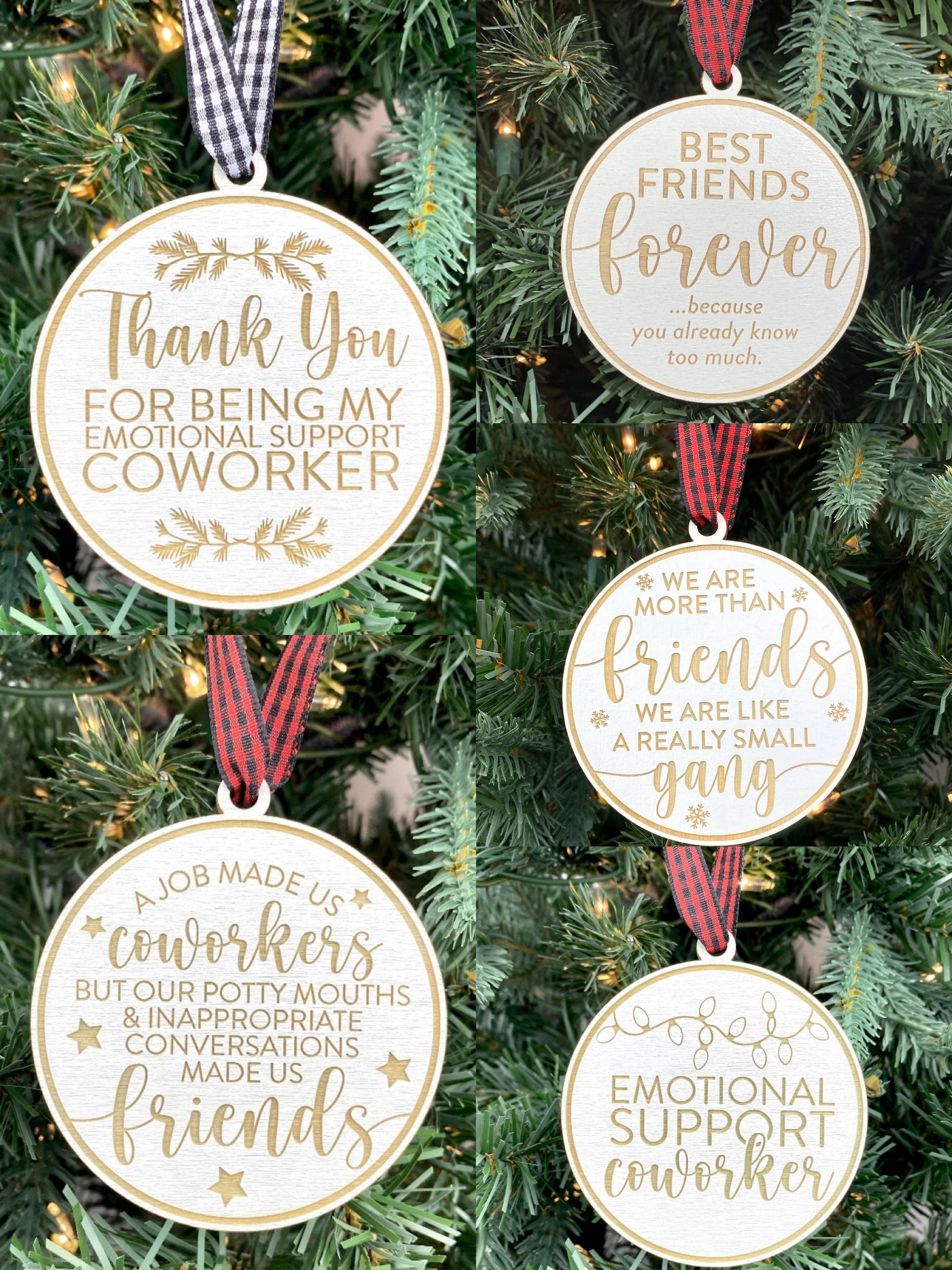 🎄Christmas Promotion🎄-Christmas Tree Ornaments-We Are More Than Friends