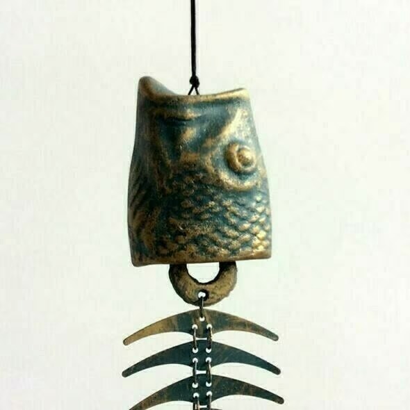 🐟Metal Fish Bone Wind Chimes