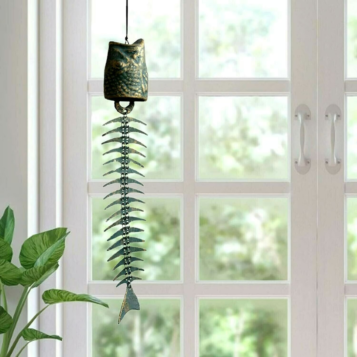 🐟Metal Fish Bone Wind Chimes