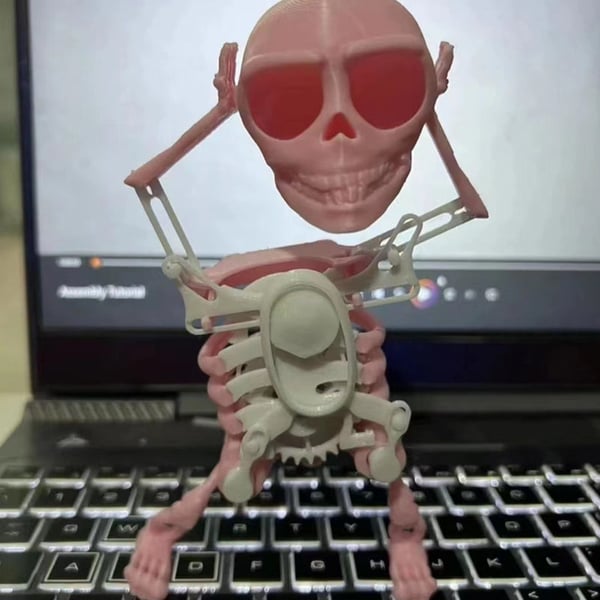 Dancing and Swinging 3D Skull Toy🎉