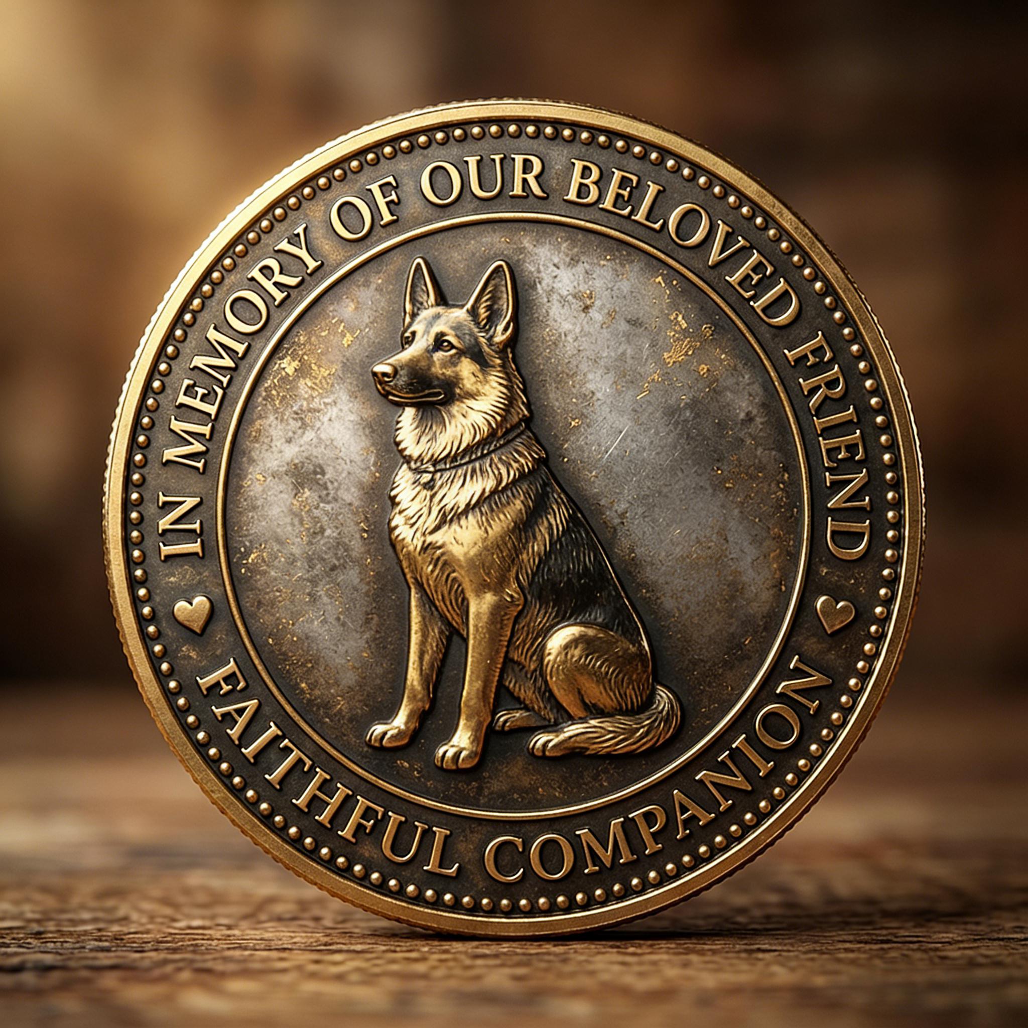 🐾Dog Memorial Keepsake Coin – “They Were Never Just a Pet”❤