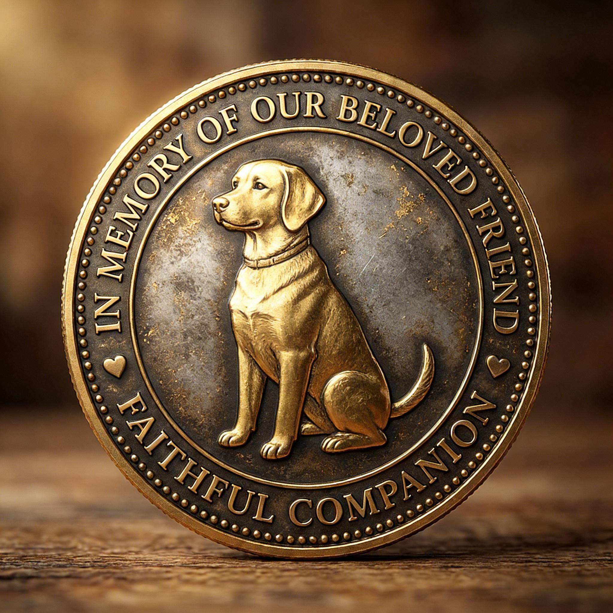 🐾Dog Memorial Keepsake Coin – “They Were Never Just a Pet”❤
