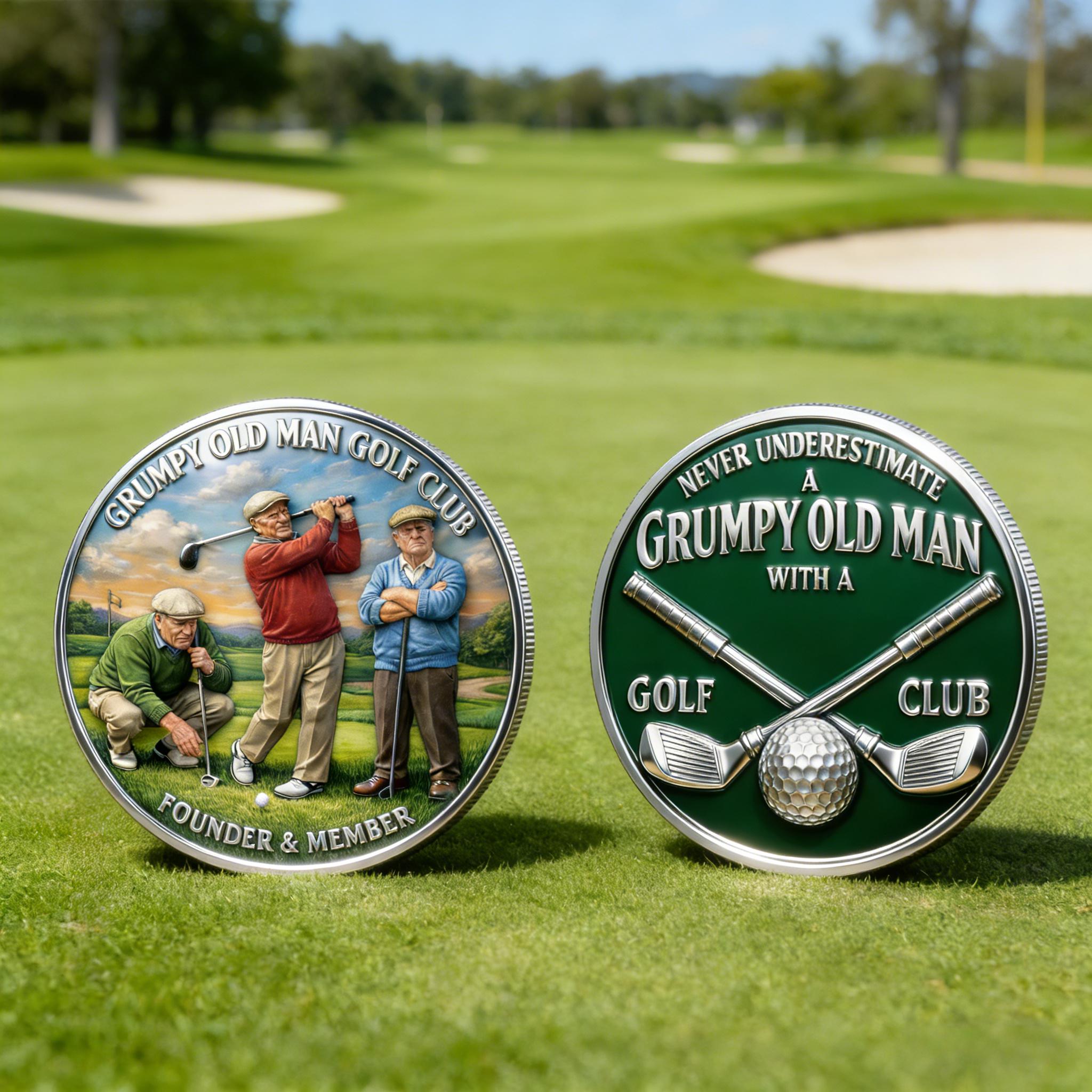 🏌️⛳Grumpy Old Man Golf Club Commemorative Coin