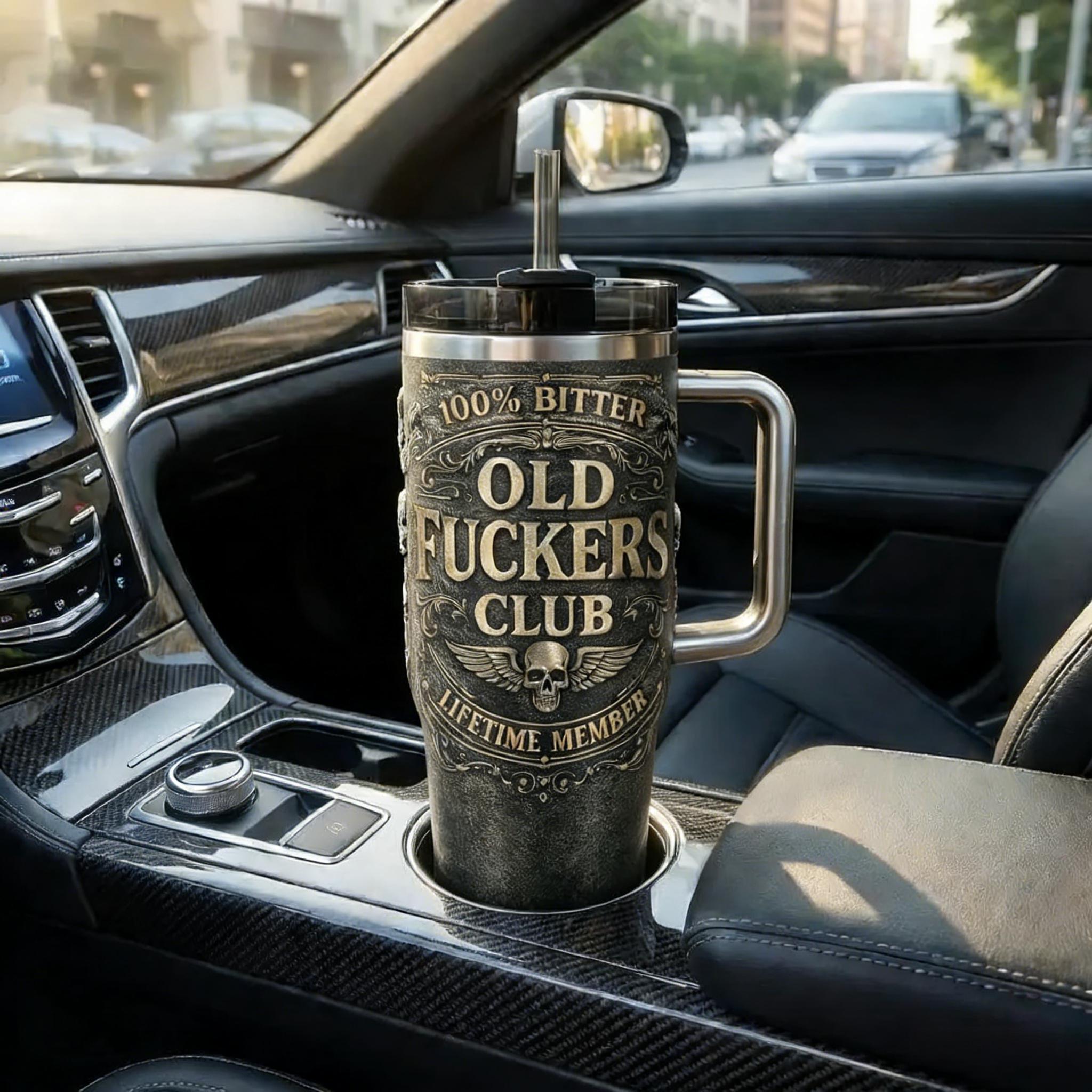 OLD FUCKERS CLUB Still Kicking Insulated Tumbler – Lifetime Member Edition