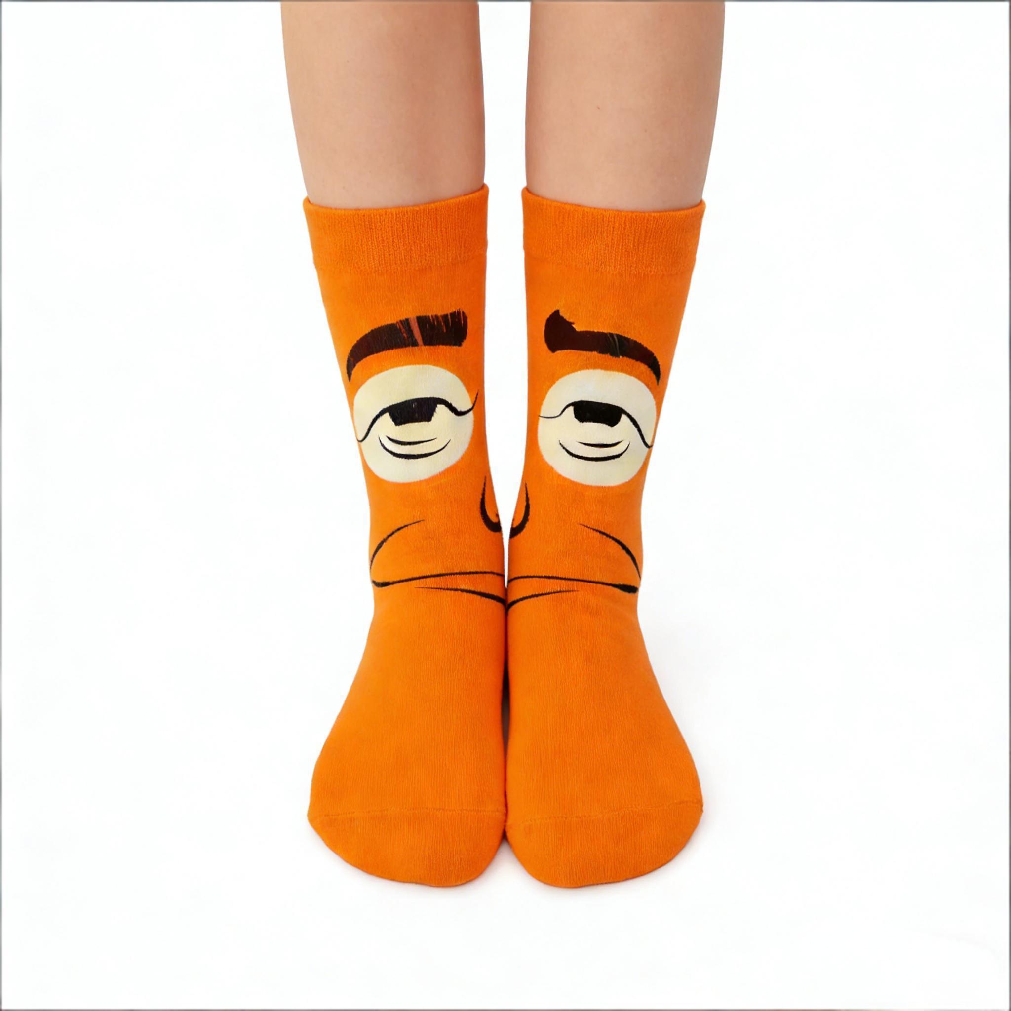 🧦😄 Funny Pattern Socks – Fun Style for Every Step