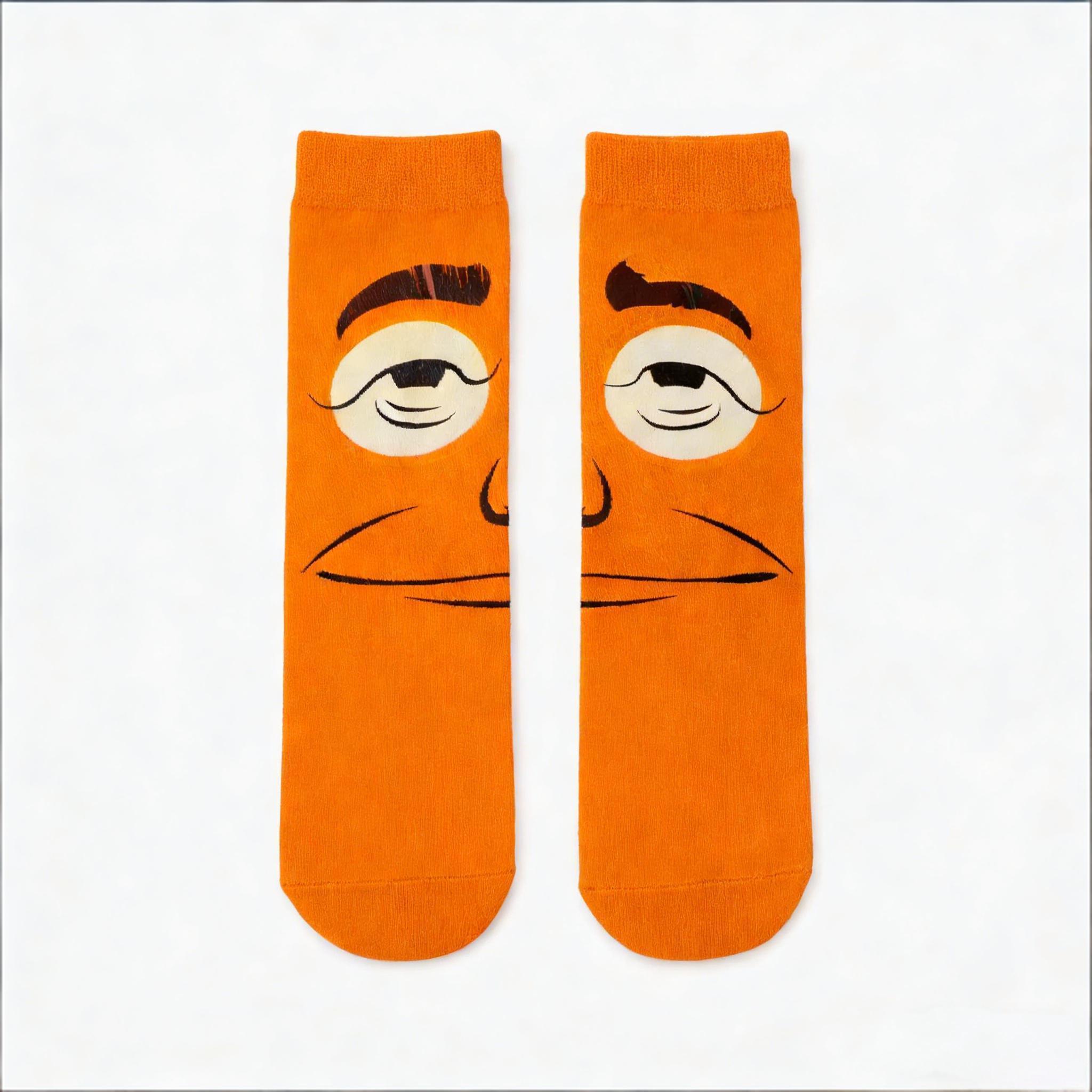 🧦😄 Funny Pattern Socks – Fun Style for Every Step