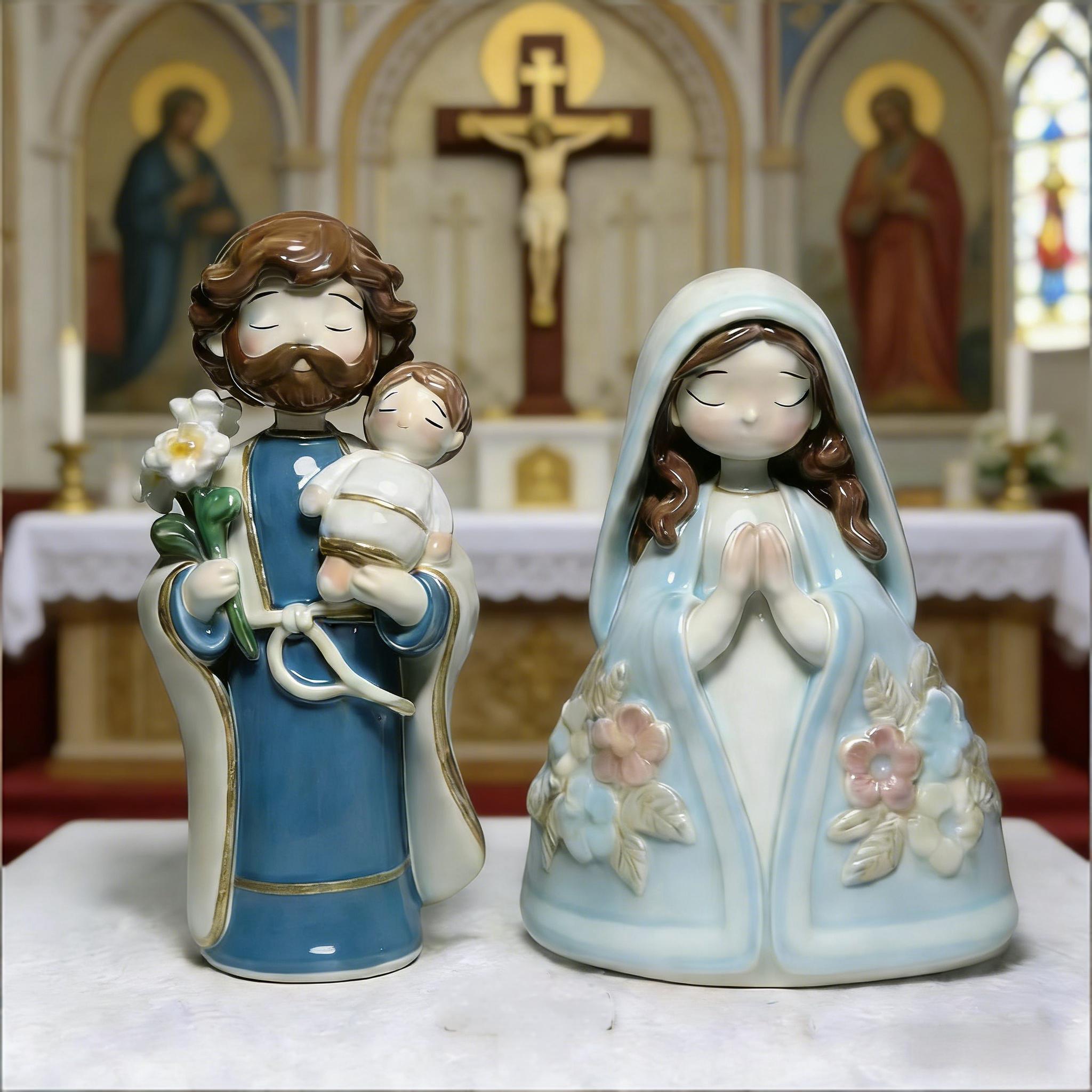 🎁💖Holy Family Figurine Decor