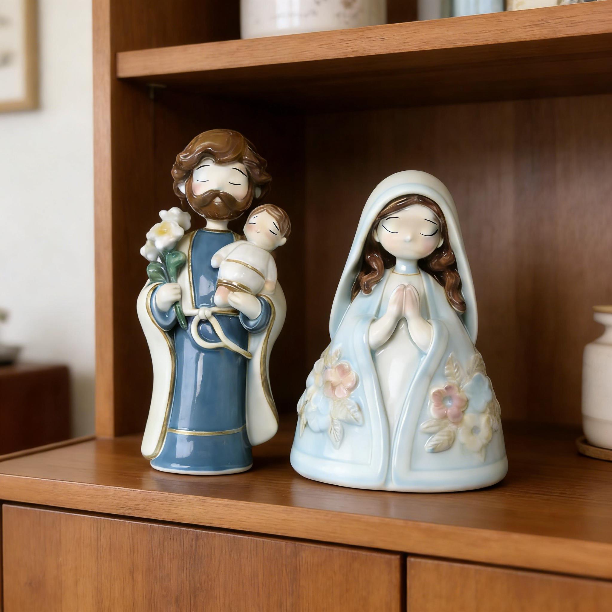 🎁💖Holy Family Figurine Decor
