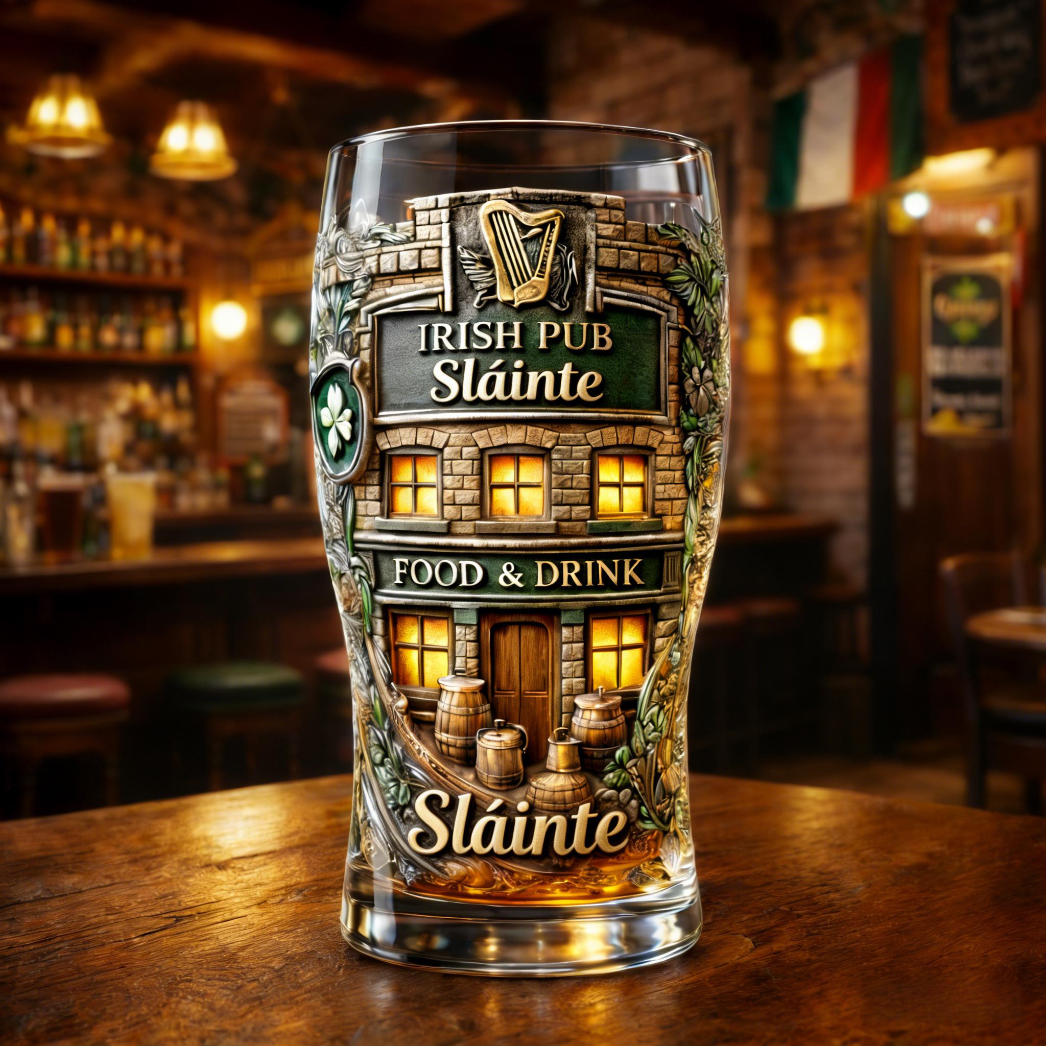 Irish Pub Timeless Heritage Collector Glass