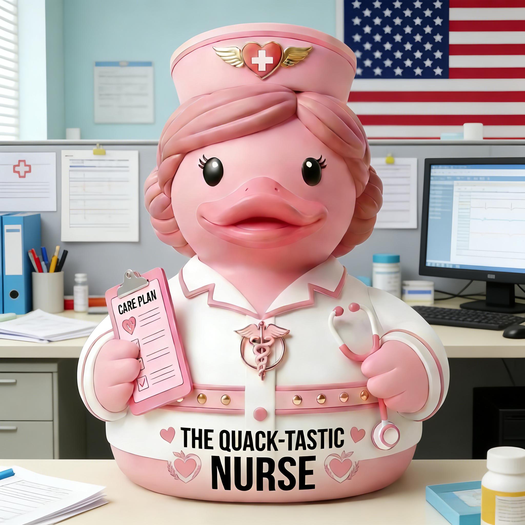 👩‍⚕️The Quack-tastic Nurse Duck