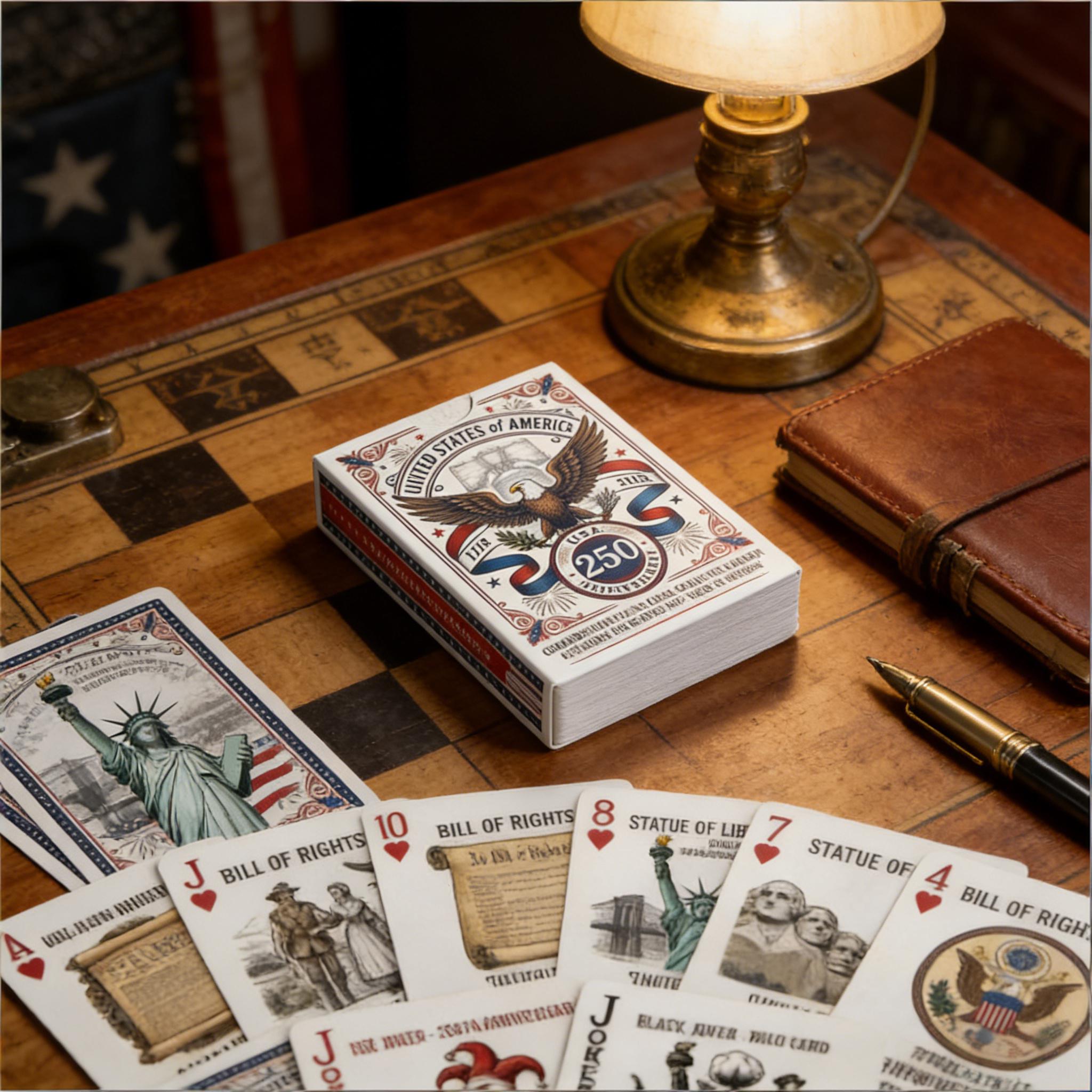USA 250th Anniversary Commemorative Playing Cards