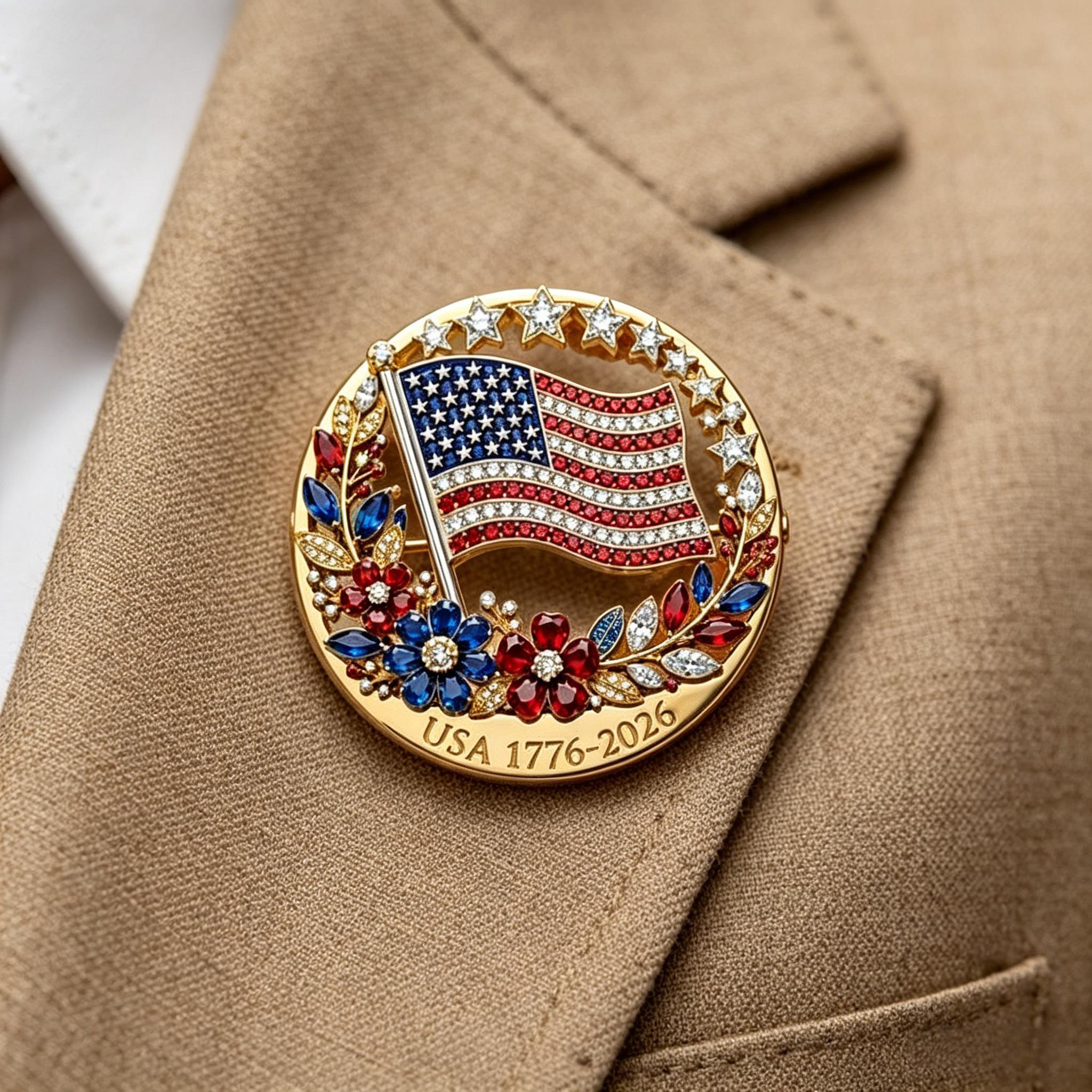 🦅💎America’s 250th Anniversary Commemorative Pin