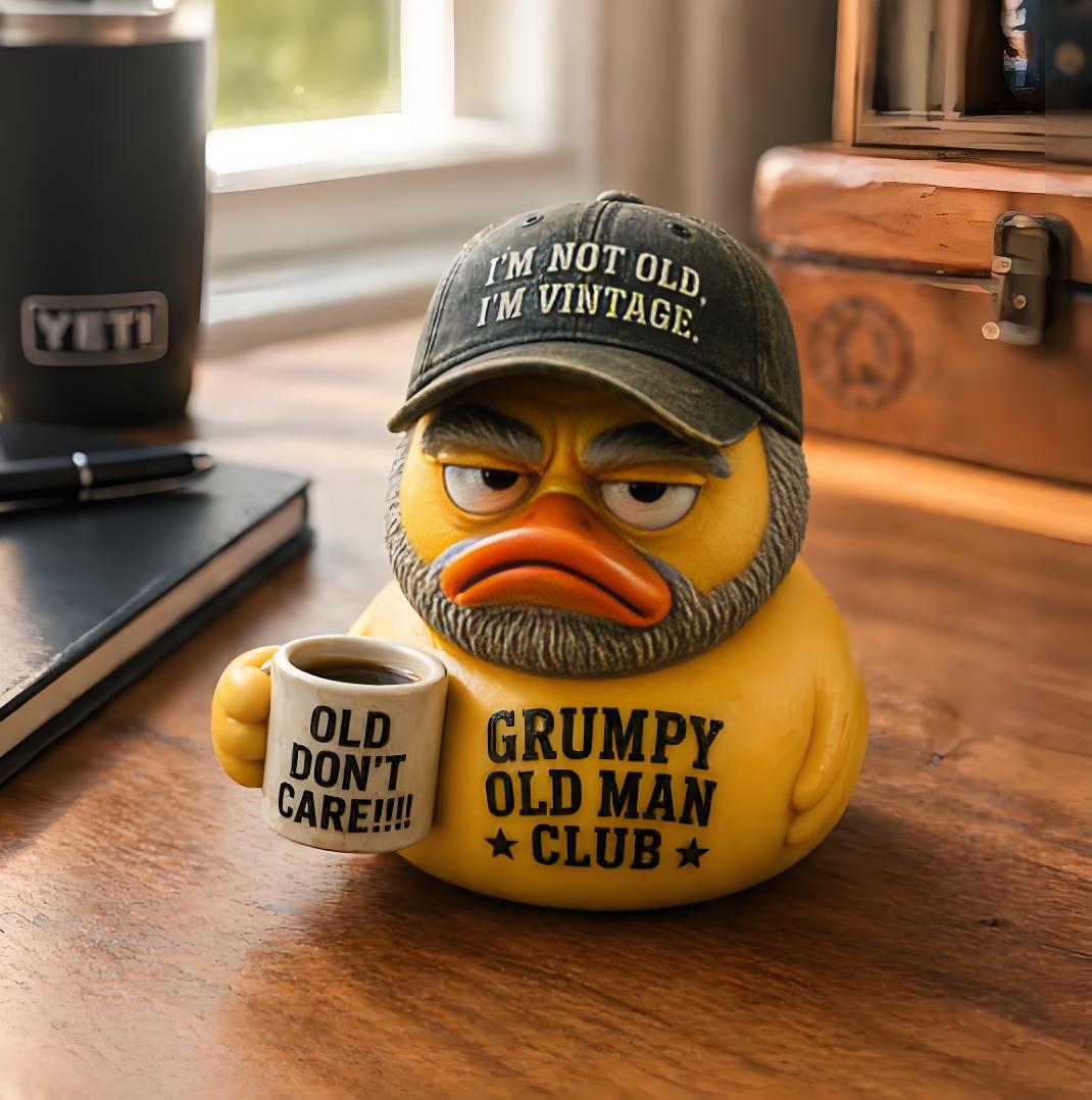 Grumpy Old Man Club Duck💋
