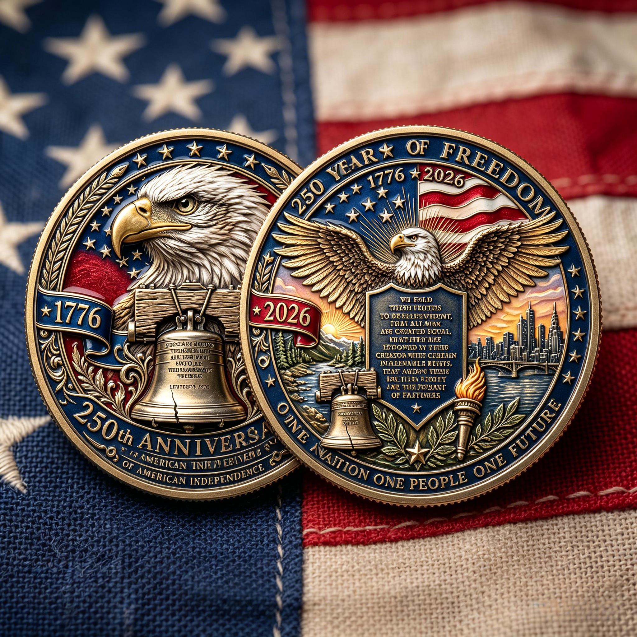 🌟250 Years of Freedom Coin