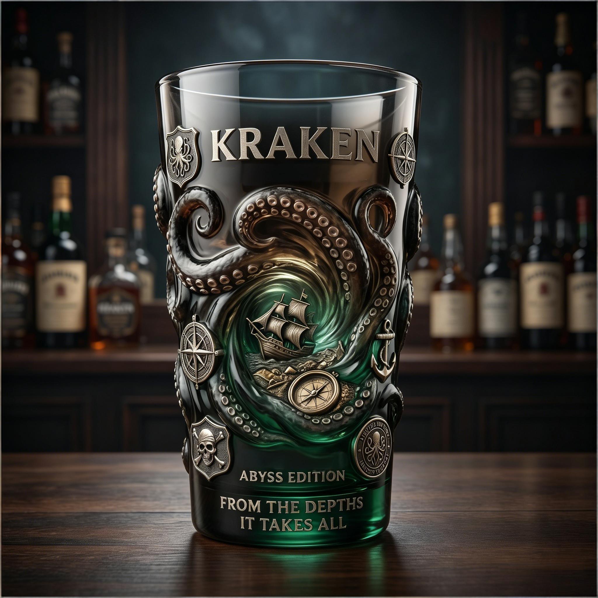 ⚓😮Kraken Collector's Glass