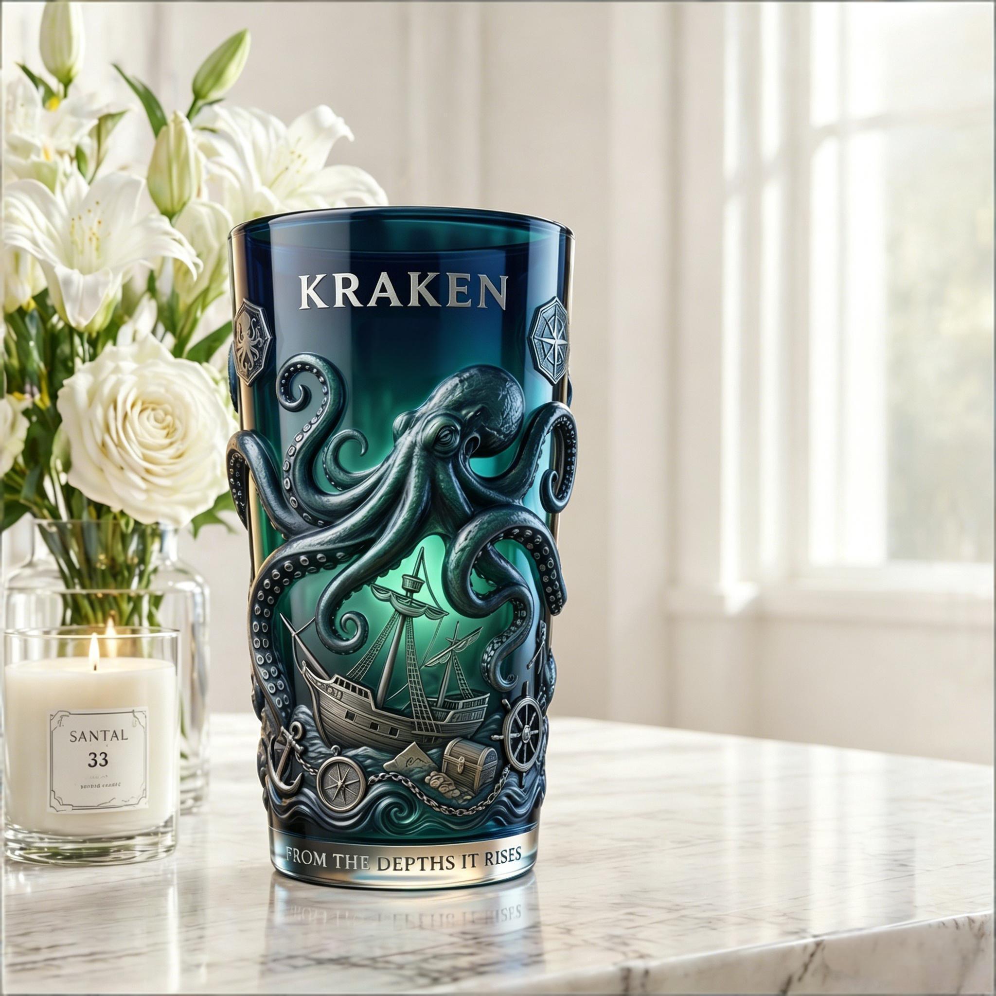 ⚓😮Kraken Collector's Glass