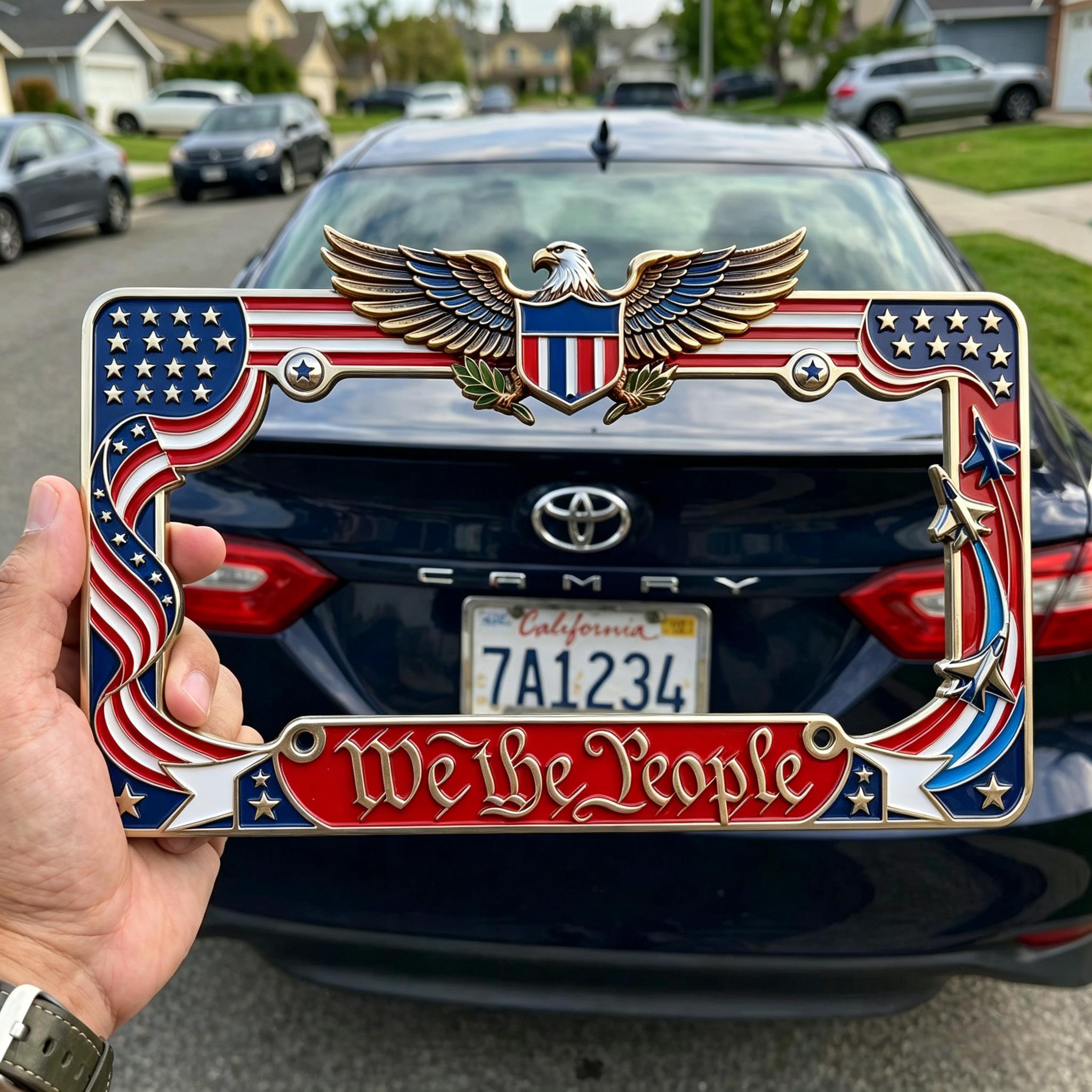 🦅 250th Anniversary Commemorative License Plate Frame
