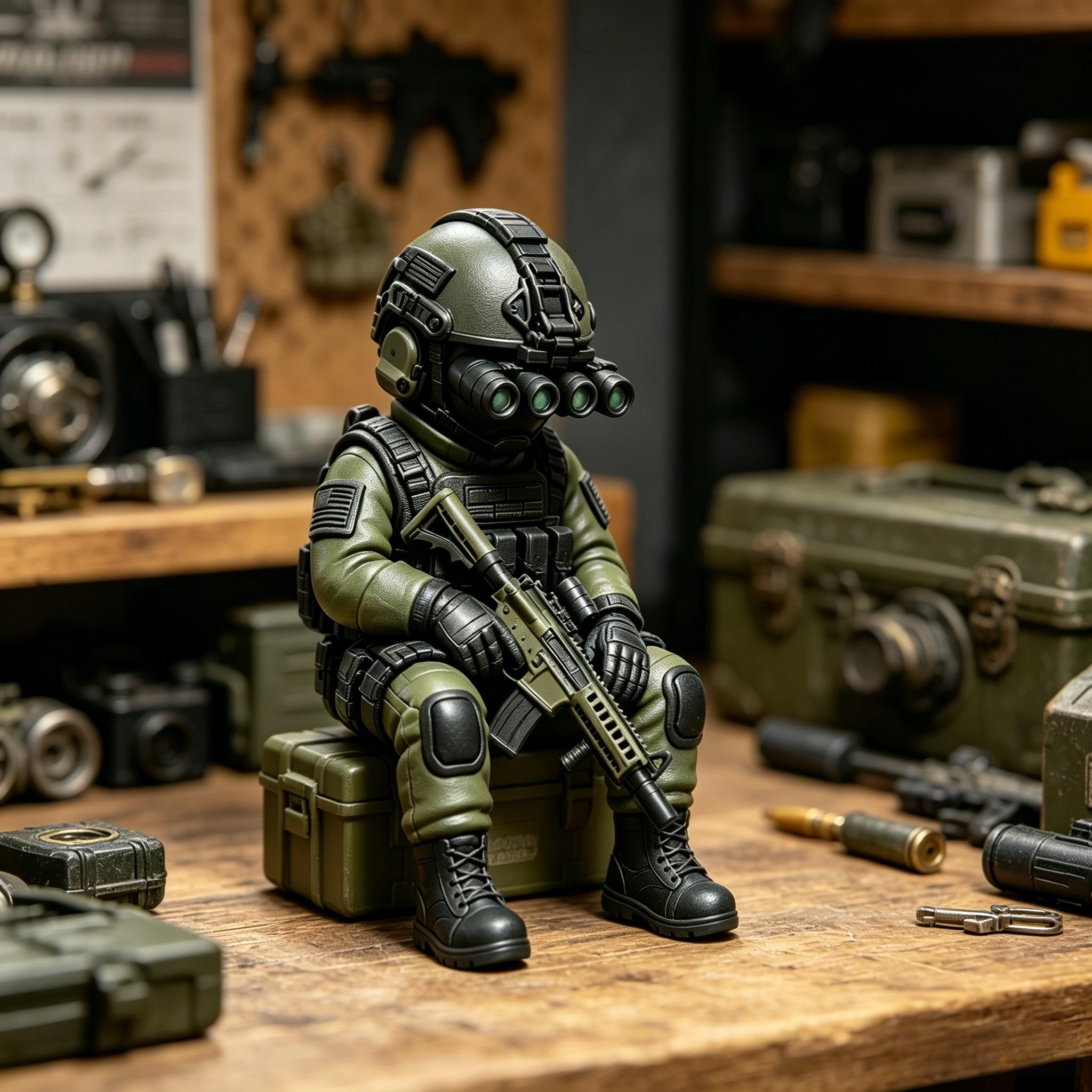Tactical Mini Soldier Figurine