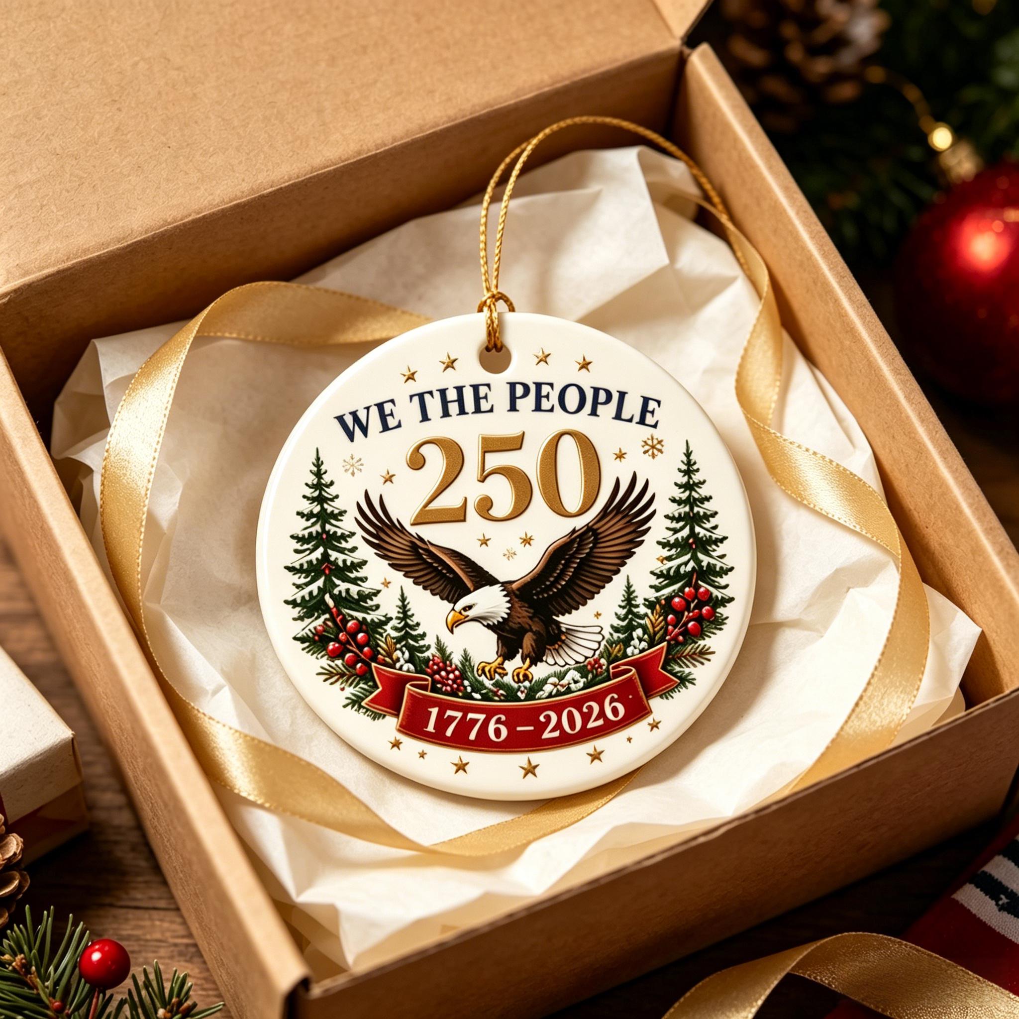 America 250 Keepsake Ornament Collection
