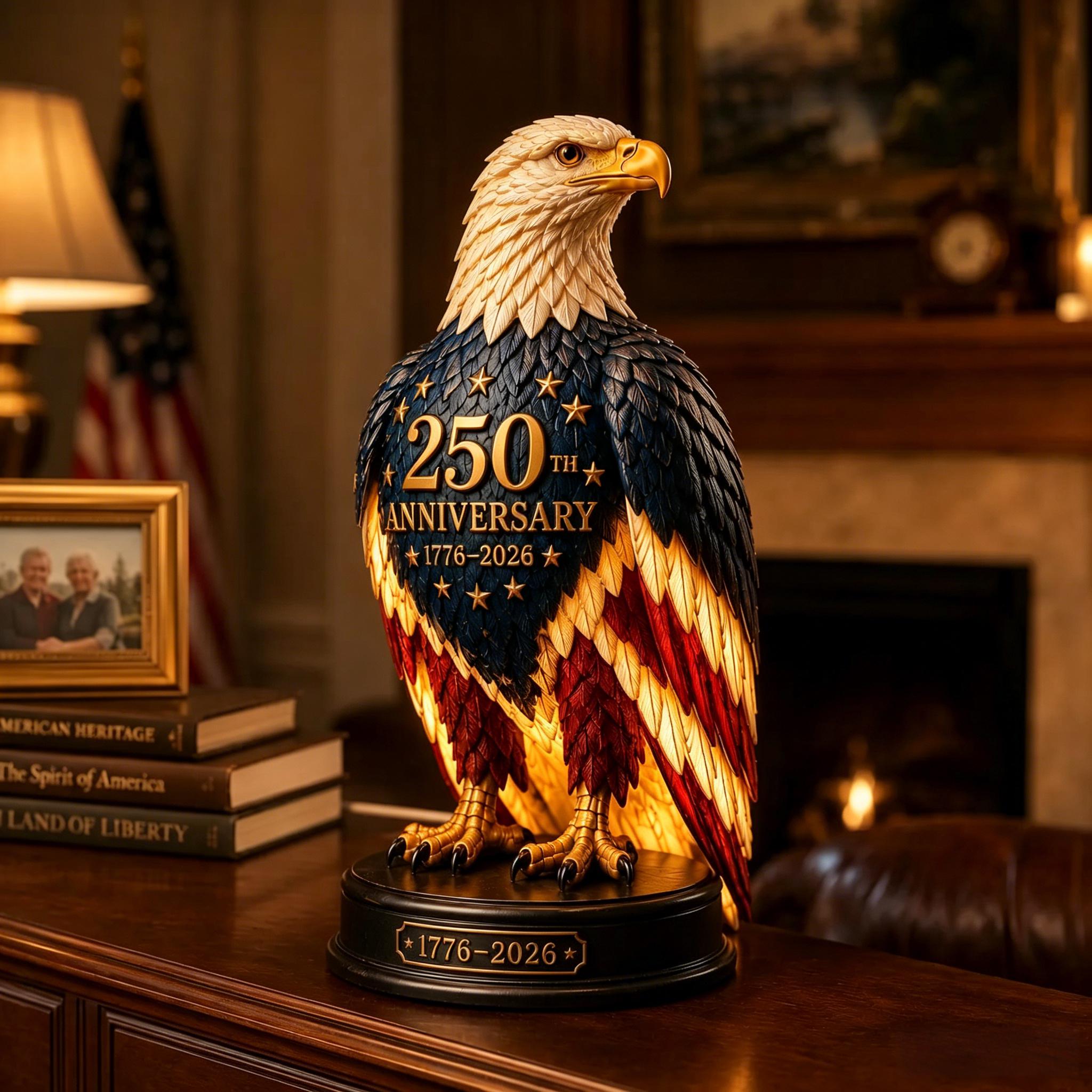 USA 250th Anniversary Patriotic Eagle Light