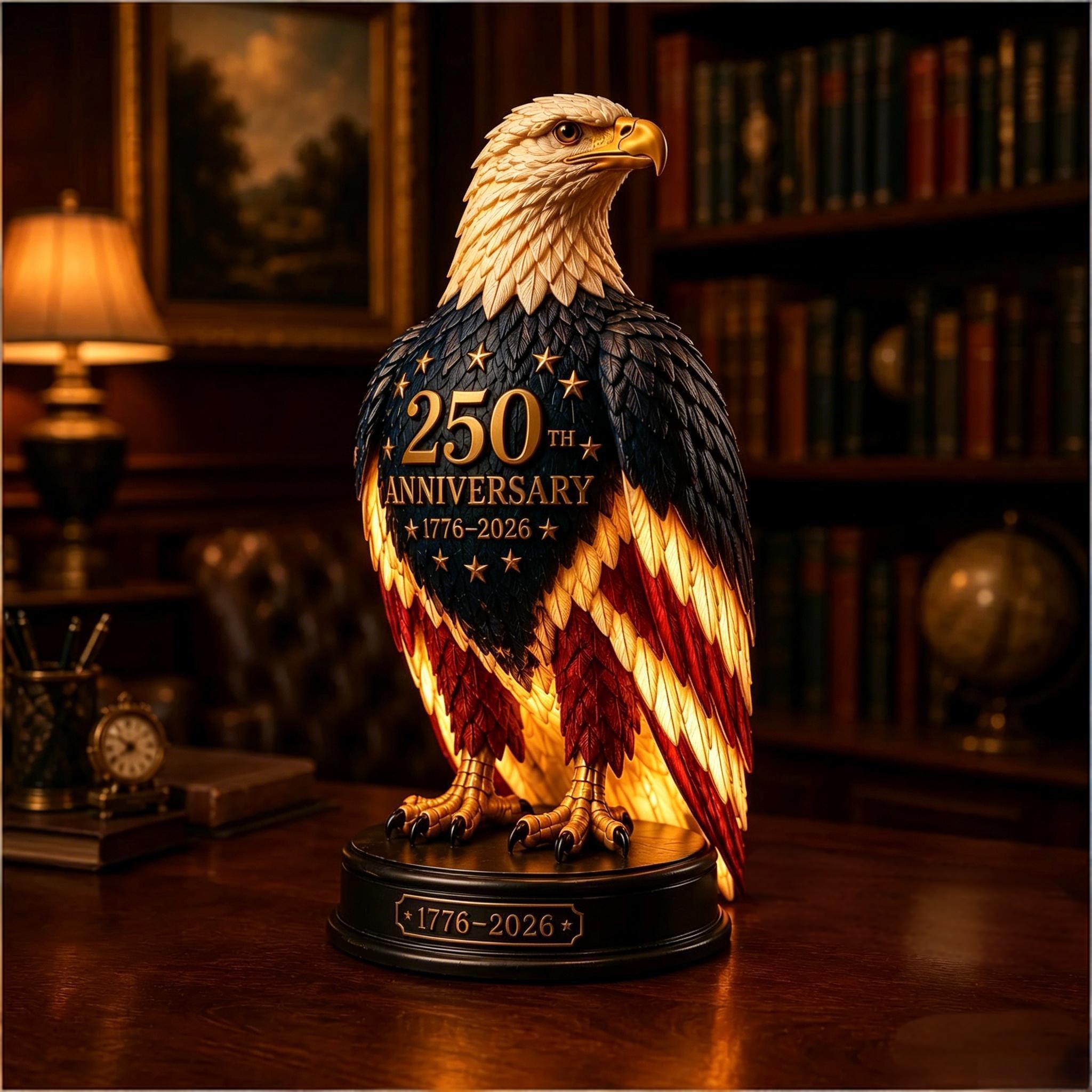 USA 250th Anniversary Patriotic Eagle Light