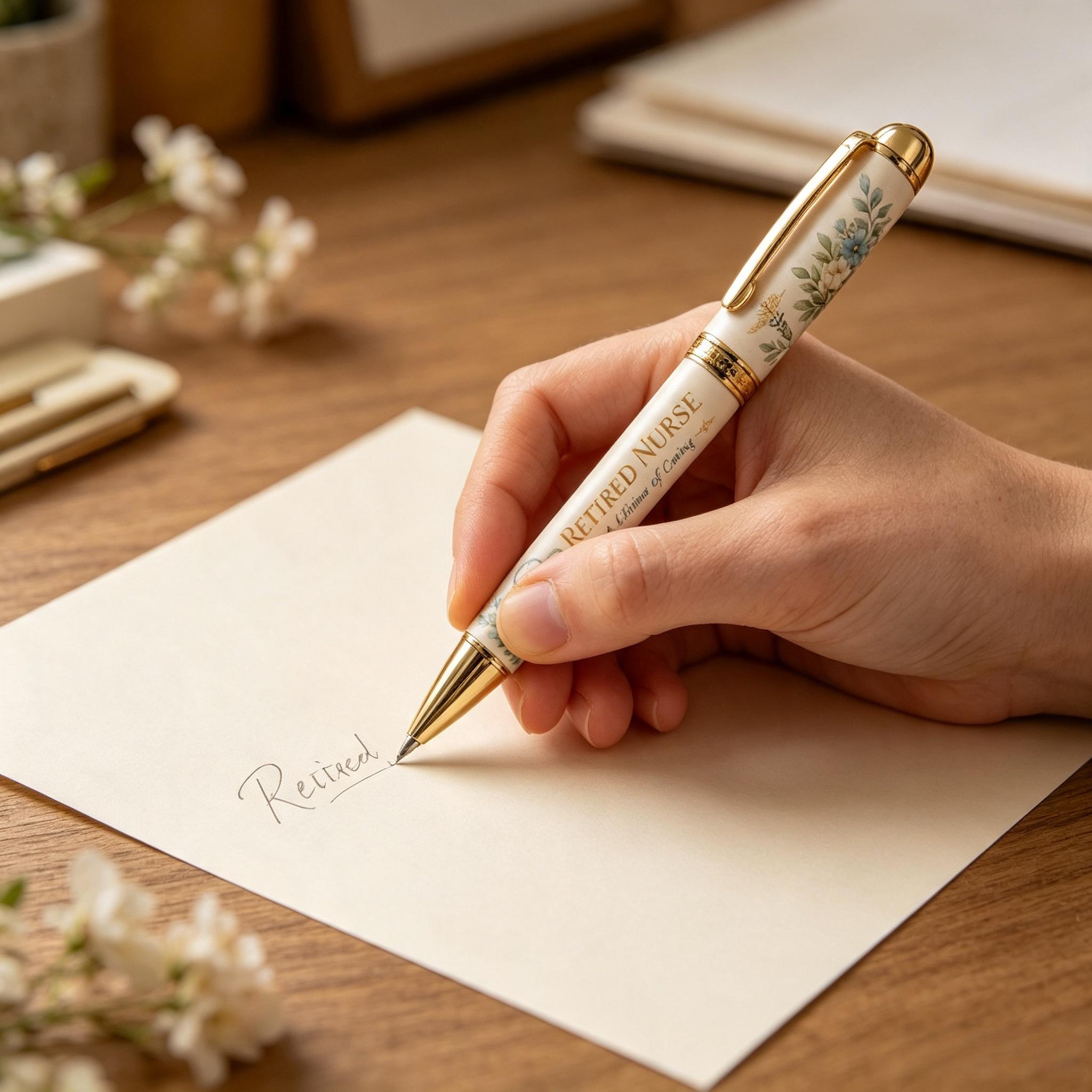🩺 Retired Nurse A Lifetime Of Caring Pen