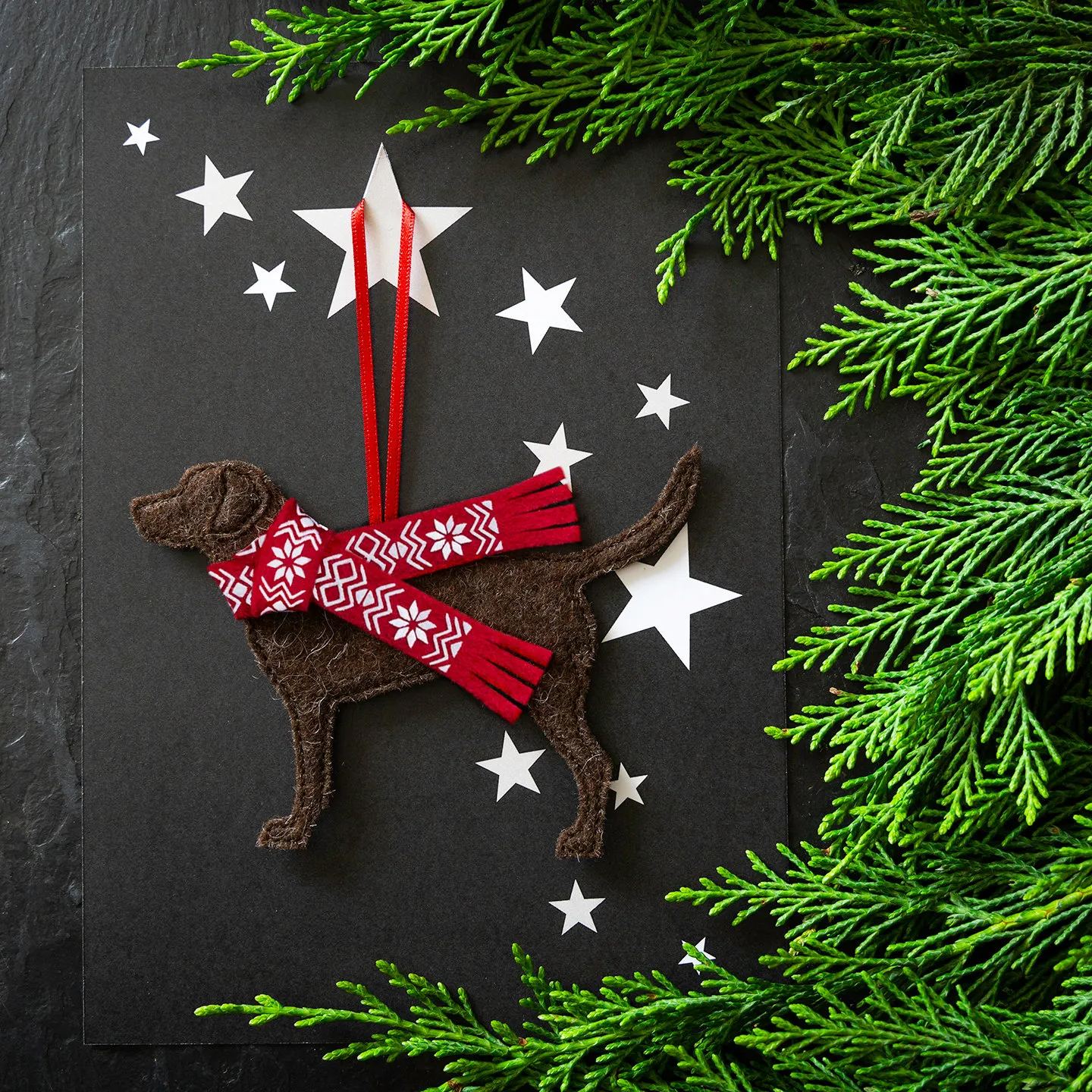 🐶Labrador Dog Christmas tree decoration