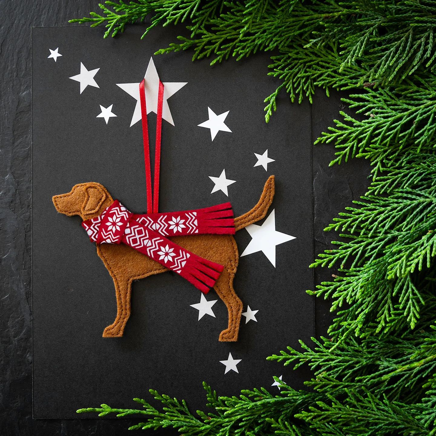 🐶Labrador Dog Christmas tree decoration