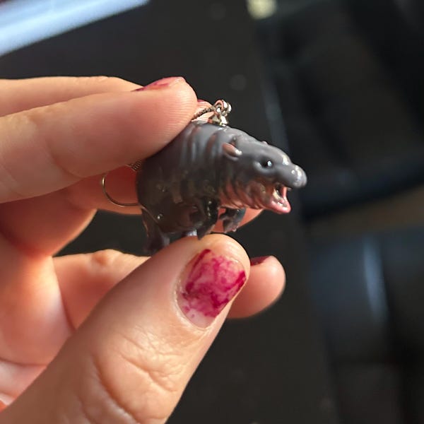 😍Moo Deng Hippo Earrings - Playful Charm in Every Detail